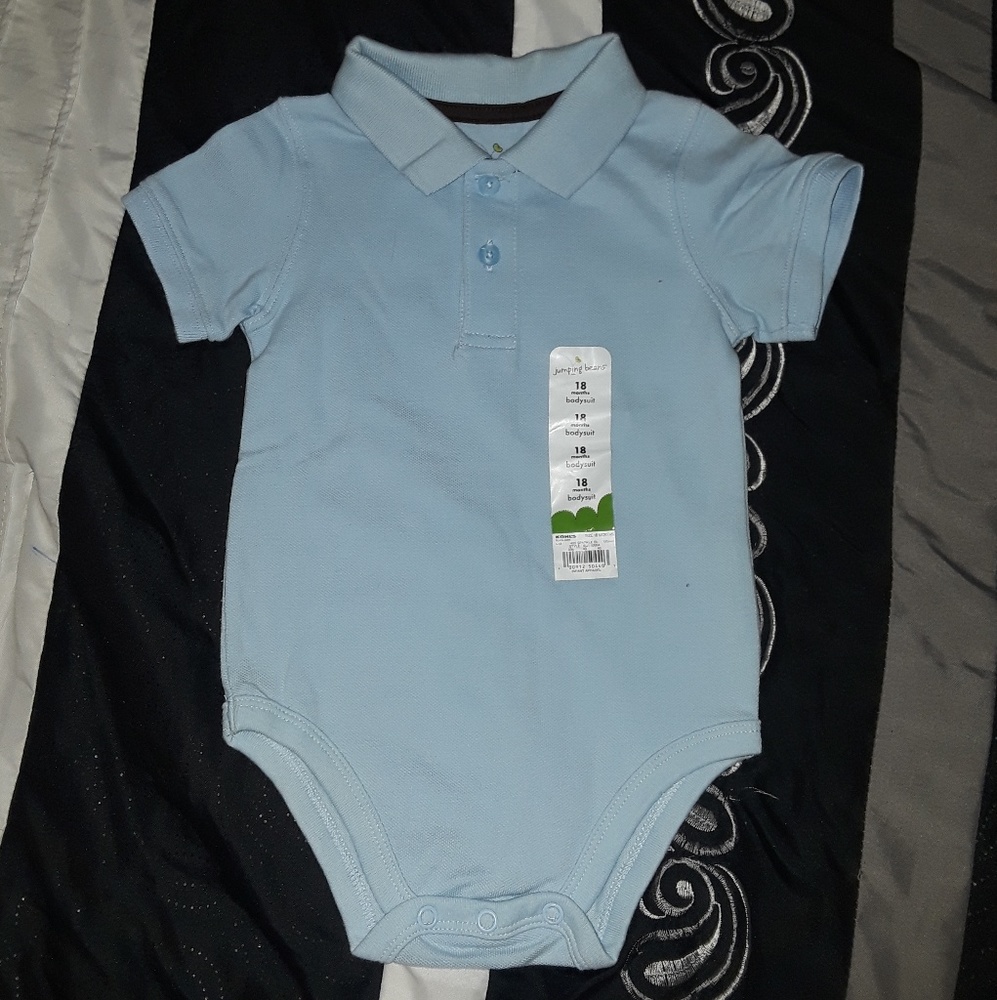 Jumping Beans Baby Blue Bodysuit